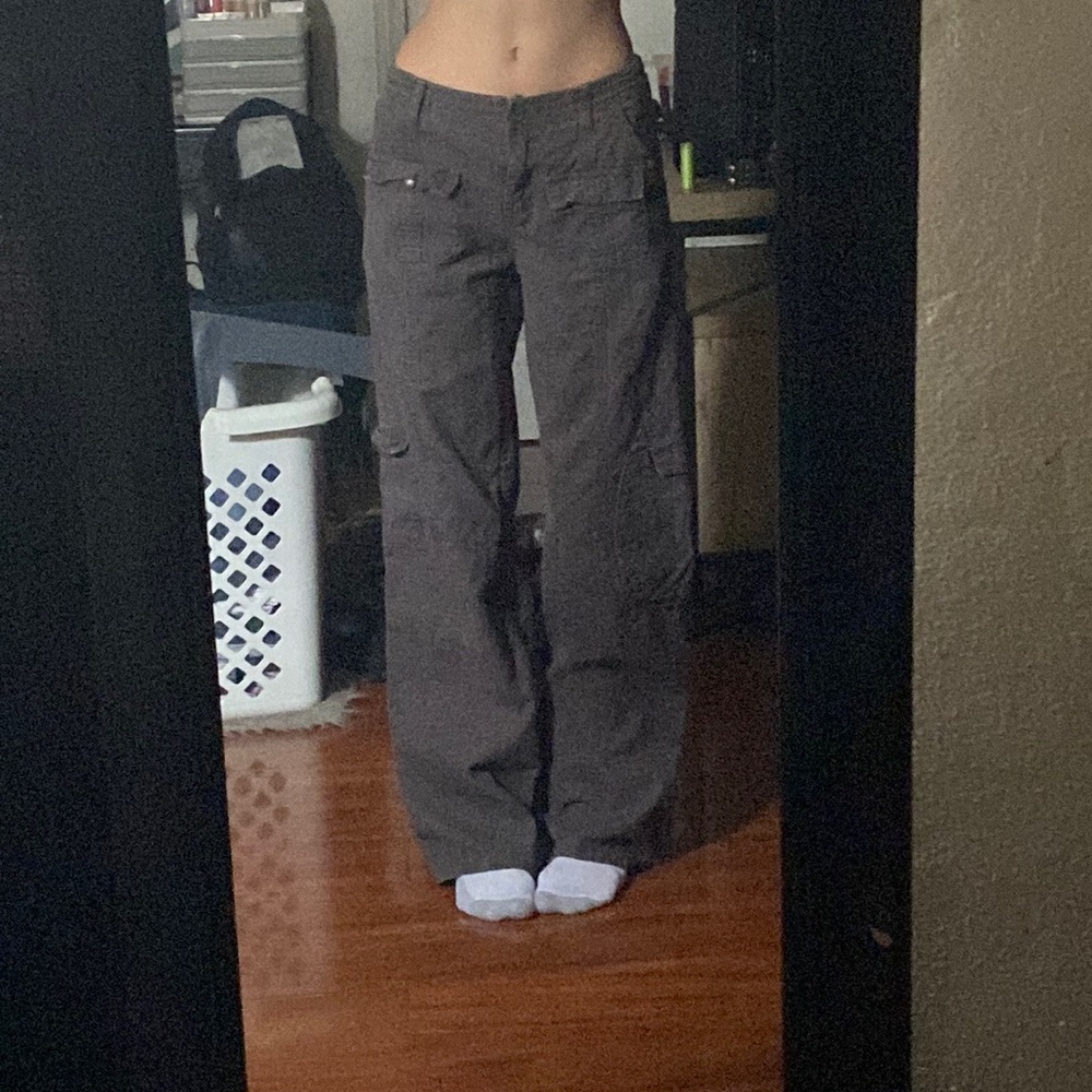 Brandy Melville grey cargo pants